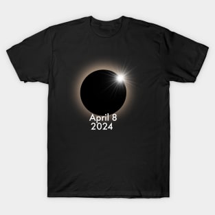 April 8 2024 eclipse design T-Shirt